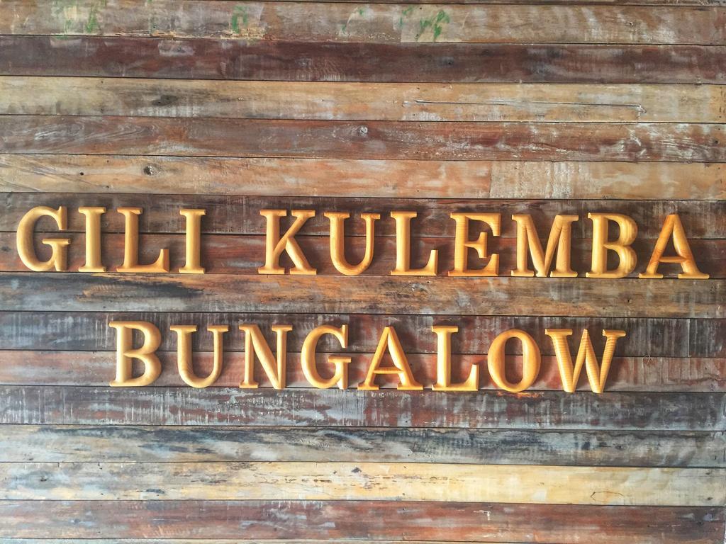 Gili Kulemba Bungalow Джили Трауанган Екстериор снимка